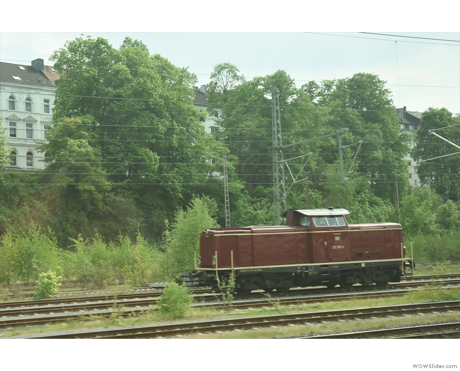 For shunter fans, from the freight yards outside Wuppertal.