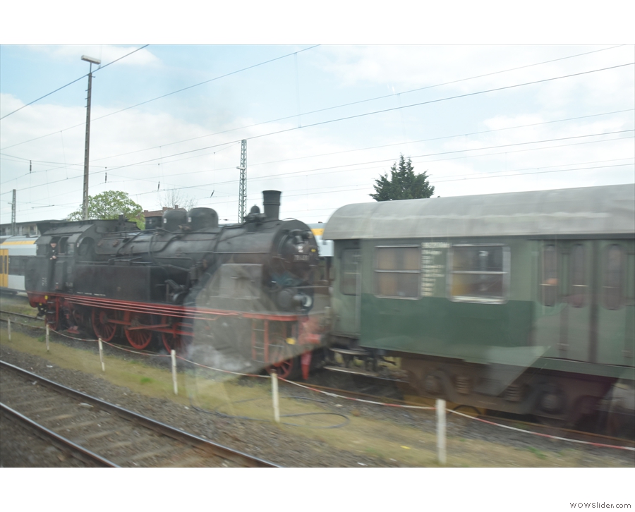 I saw this Prussian T 18, which still runs charter services, in the sidings north of Bielefeld.