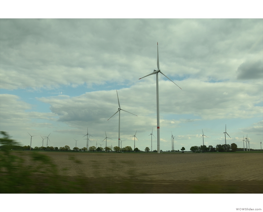 ... and lots of wind farms.