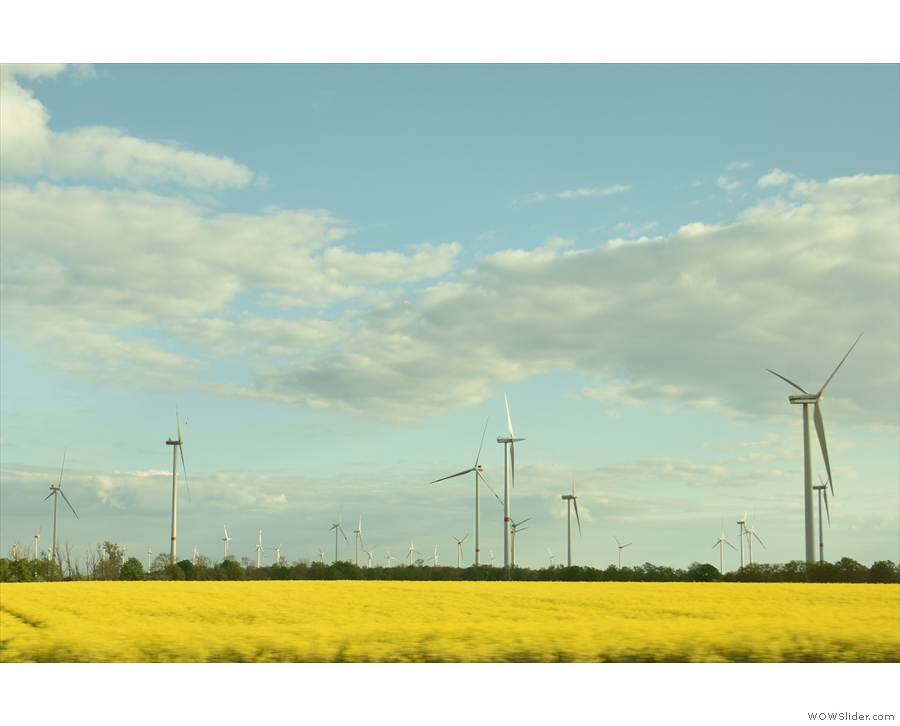 Last one, I promise. All the wind farm photos were taken over a span of about an hour!