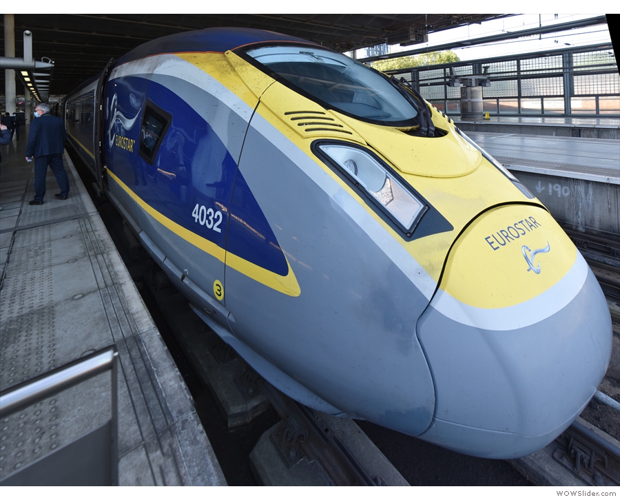 From London to Berlin by train, starting with my Eurostar e320 at St Pancras International.