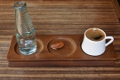I was back on Monday to try the ibrik, the coffee served in a cup on a wooden tray...