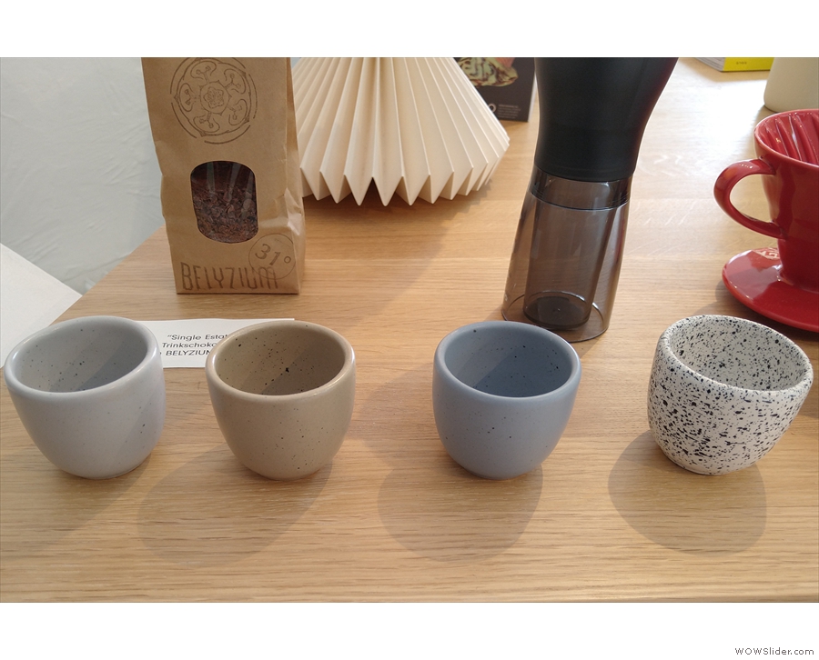 ... and some of the gorgeous ceramic Aoomi cups, handmade in Poland. I was tempted!