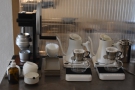 ... kitchen area. As well as the Kalita Wave filters, there are V60s. The interesting...