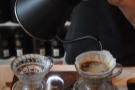 This is Ben, by the way, demonstrating a steady pouring technique for the V60.