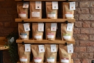 There's a wide range of coffee for sale, including blends and single-origins.