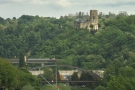 ... the castle on the hill, overlooking the Lahn, a small tributary of the Rhine, is...