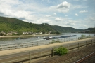 More barges on the Rhine as we pass the far end of Kamp-Bornhofen...