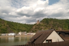 Burg Katz, seen looking over the roofs of St Goar.