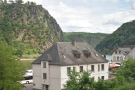 Sadly the town of St Goar somewhat obscures the view of the Rhine for a little while...