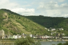 We've passed through Oberwesel on our side and are approaching Kaub on the other bank.