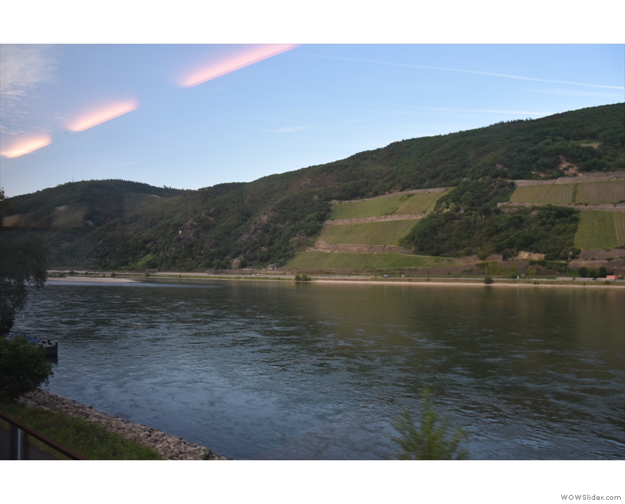 More Rhine views (and annoying reflections of the carriage lights)...