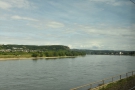 10 minutes after leaving Mainz, the train is back alongside the Rhine.