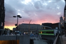 ... and admired the sunset. Directly below me is the tunnel I used to get back to the...