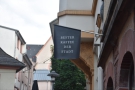 Neat sign ('Best Coffee in Town'). In case you hadn't guessed, this is Kaffeekommune.