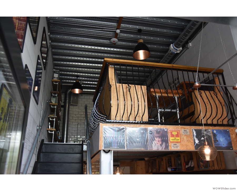 If you want more seating, you'll need to head upstairs to the mezzanine.