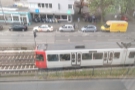Watching the trams go by from my hotel window on my last day in Köln. A few minutes...