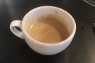 My espresso, which was surprisingly fruity, until I realised it wasn't 'Cult of Done'.