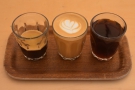 ... which is the same coffee as an espresso, piccolo and filter.