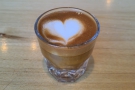 Down to business. I started with a cortado, made with the Cascade blend...