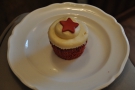 I went for a red velvet cupcake in the end.
