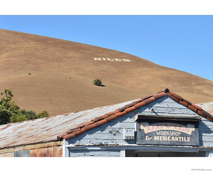You have to admire a town which writes its name on the hills, just in case it forgets!