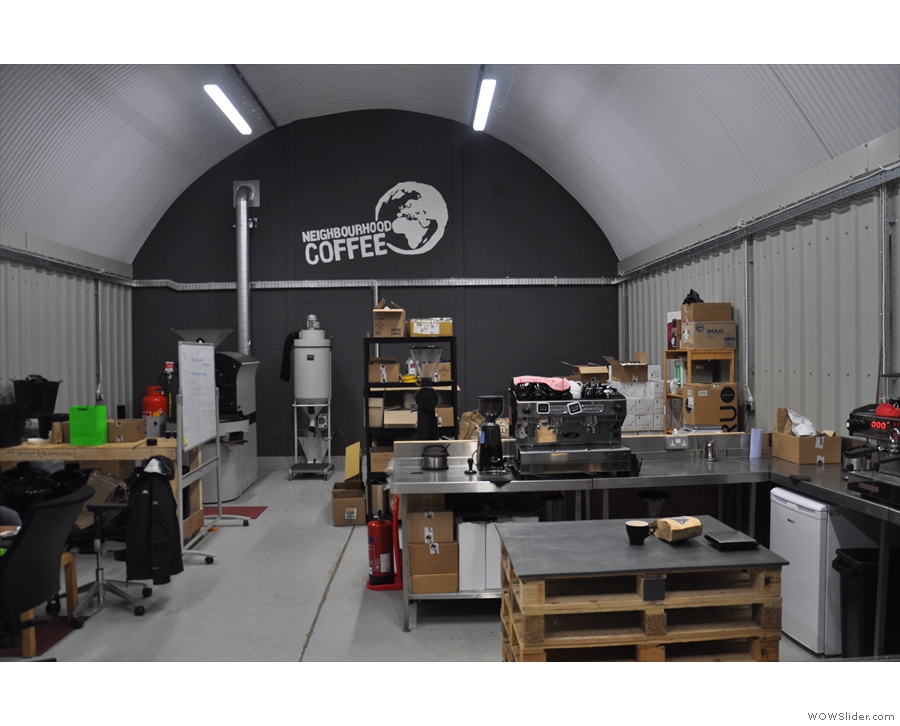... which is a major step up from the original roastery under a Liverpool railway arch.