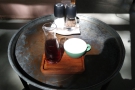 ... three cheeses and a host of other things. My pour-over came in a carafe, with...