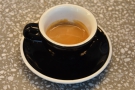... which was the Fasya from Brazil, served in a classic black cup.