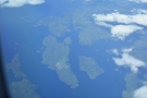 On the far left (west) is Isle of Luing, with the Isle of Shuna to the east.