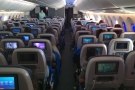 ... and here's World Traveller, seen from right at the back of the plane.