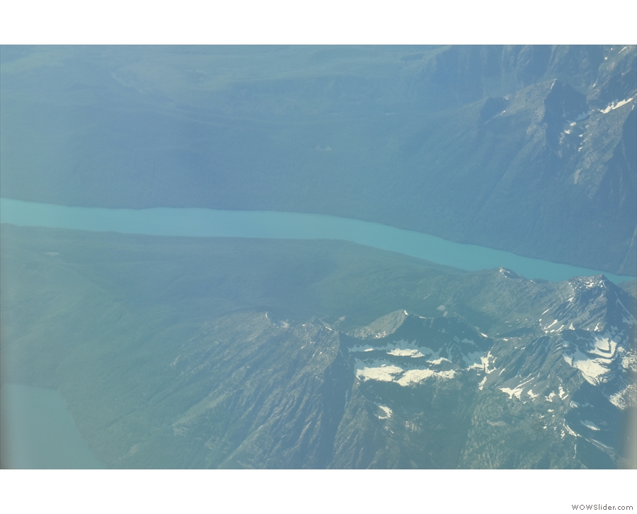 I'm fairly sure that this is Bowman Lake (with Quartz Lake to the south), both of which...