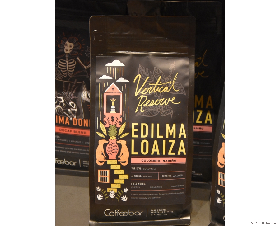 I went with the Edilma Loaiza from Colombia, the barista’s recommendation...