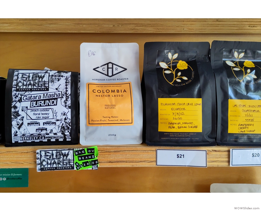 ... a gift for the staff, a bag of Horsham Coffee Roaster's Colombia Nestor Lasso, while...
