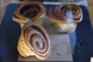 ... which include these tempting cinnamon swirls. I'm kicking myself for not having had one.