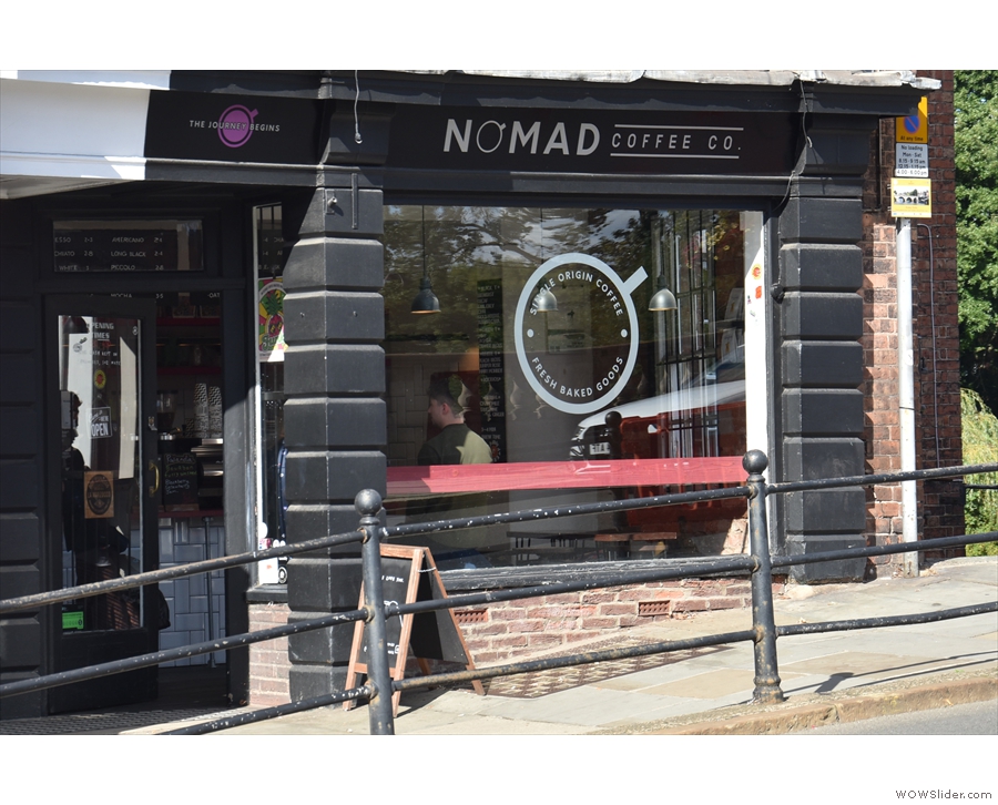 Finally, in September, I made a day trip to Shrewsbury to visit Nomad Coffee Co.