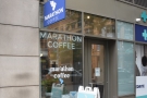 Marathon Coffee, as seen when heading north along 6th Avenue.