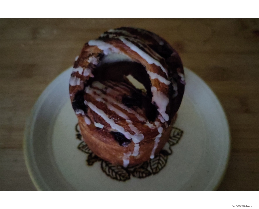 ... I'll leave you with the sticky bun that I took home with me to eat that afternoon.