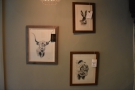 These three animal drawings are for sale...