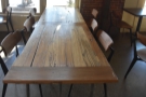 ... with this low, six-person communal table...