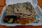 However, I'll leave you with my lunch, some delicious Turkish flat bread from another stall.