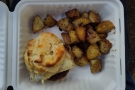 The pototoes were excellent by the way. Amanda also had the egg biscuit (no potatoes)...