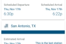 Earlier in the day, the train was on time and even estimated to arrive early in San Antonio!