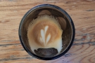 ... which had some very long-lasting latte art...