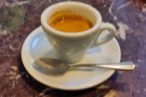 I had an espresso, made with the naturally-processed Ana Sora from Ethiopia.