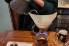 After a cortado and an espresso, I was ready for some filter, opting for a Chemex...