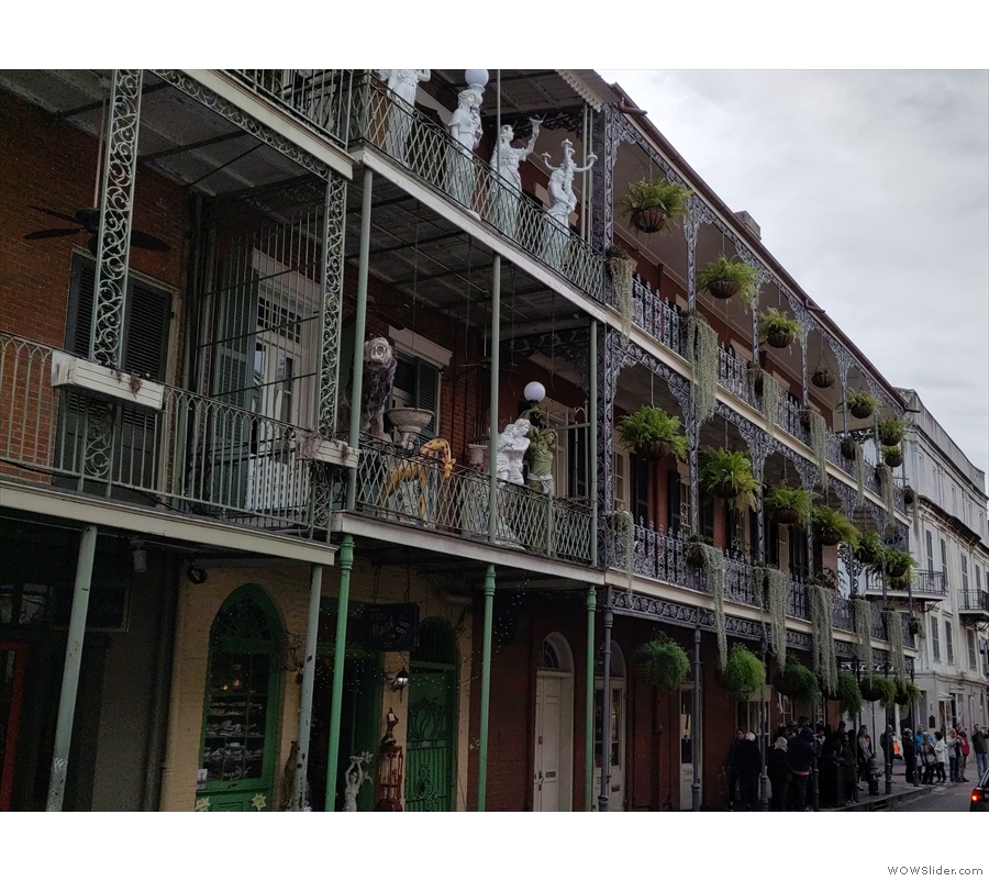 ... gorgeous wrought-iron balconies.I have serious balcony envy whenever I'm here!