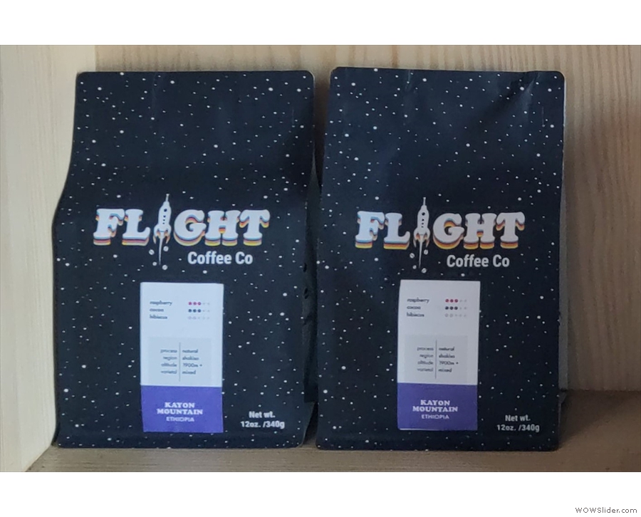 Before I left, I bought a bag of Flight Coffee Co.'s Kayon Mountain...