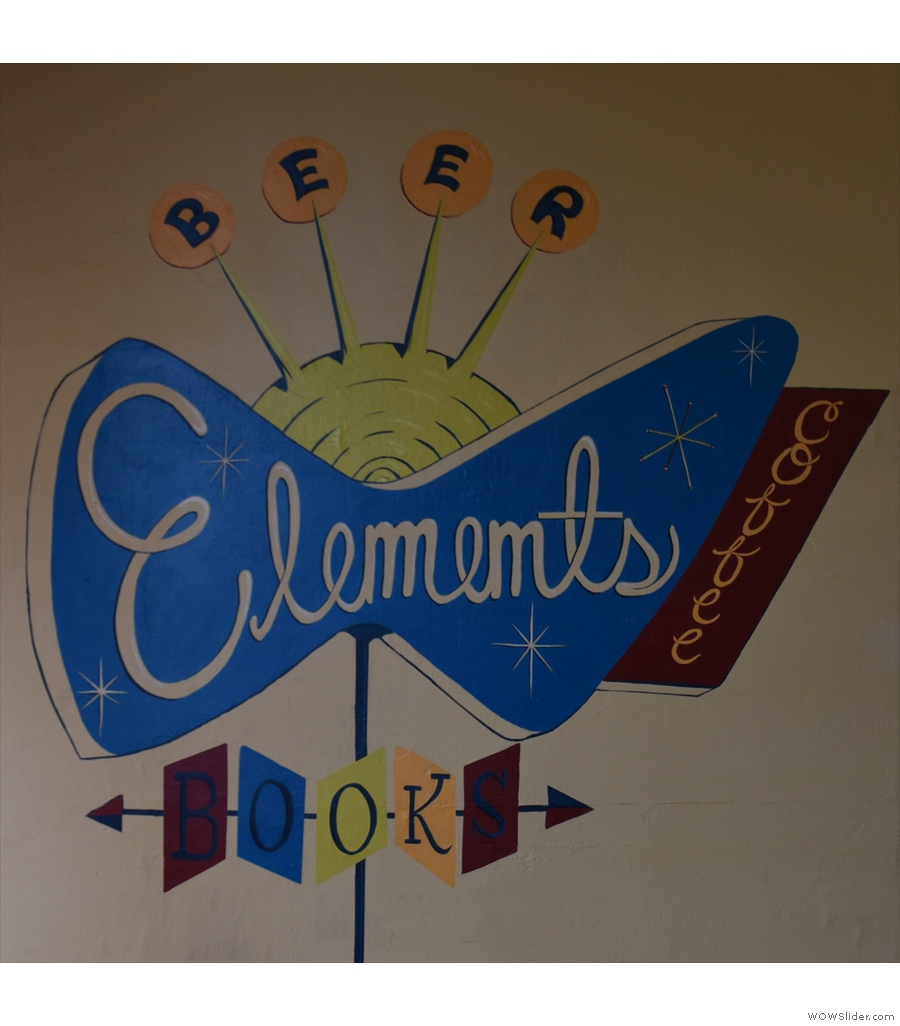 Staying in Maine, we have Biddeford's Elements: Books Coffee Beer.