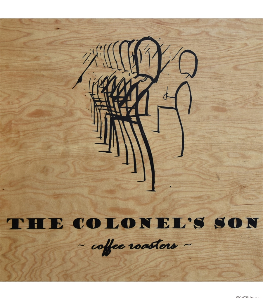 The Colonel's Son Coffee Roasters, just up the hill from Shrewsbury Station.